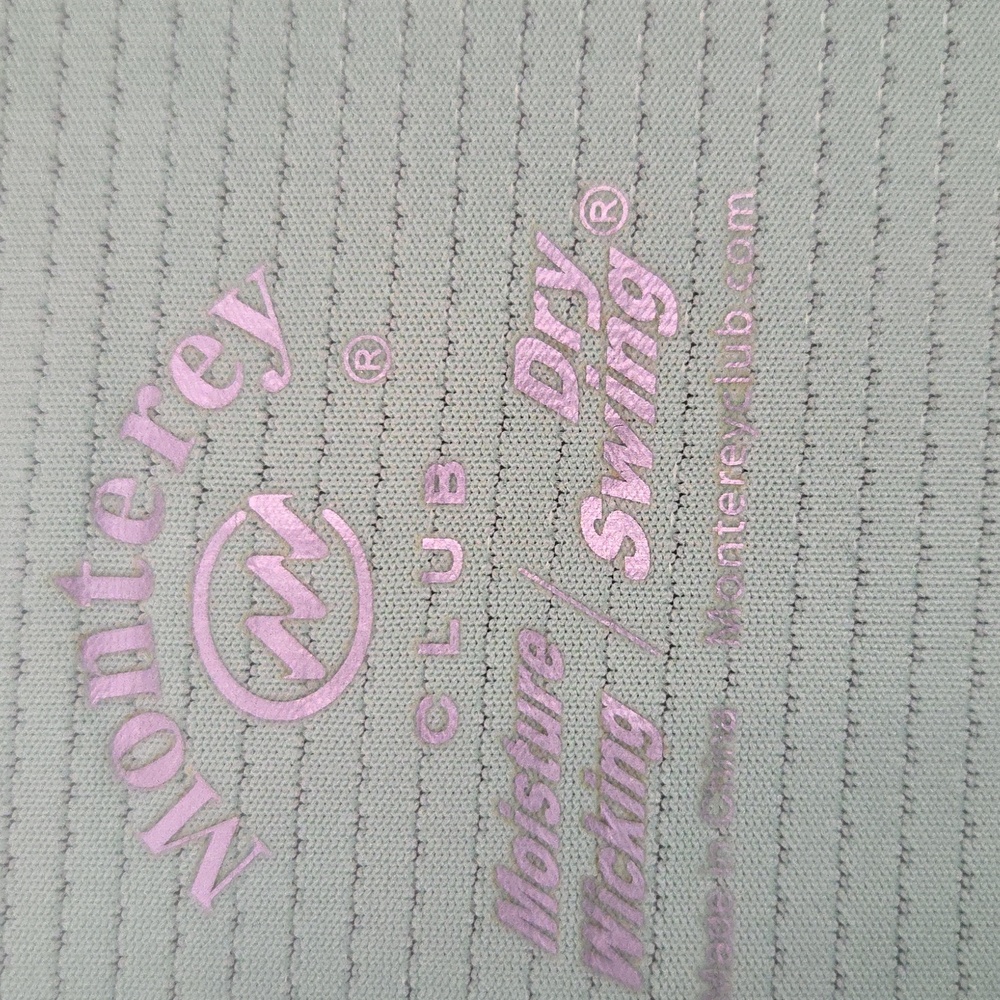 Ladies Golf Polo Three Inch Zip On Front Monterey Club Size Small - Picture 3 of 11